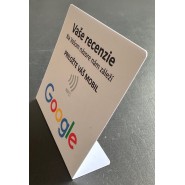 NFC NTAG216 Stojan Google recenzie vrátane potlače a čipu NTAG216